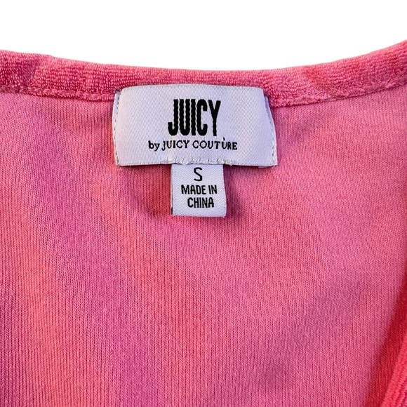 Juicy by Juicy Couture Terry Ruched Tank – Pink – Size S – EUC - Picture 3 of 5